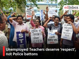 Unemployed Teachers deserve ‘respect’, not Police battons