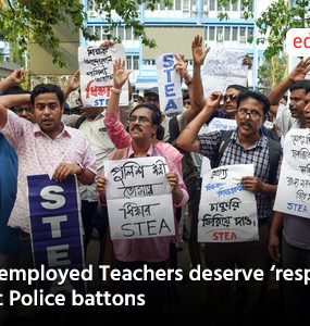 Unemployed Teachers deserve ‘respect’, not Police battons