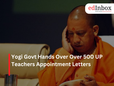 Yogi Govt Hands Over Over 500 UP Teachers Appointment Letters