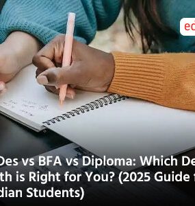 B.Des vs BFA vs Diploma: Which Design Path is Right for You? (2025 Guide for Indian Students)