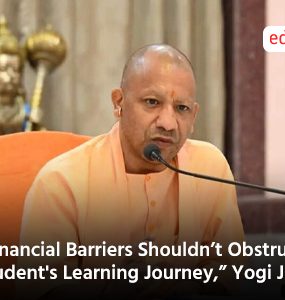 Financial Barriers Shouldn’t Obstruct A Student's Learning Journey,” Yogi Ji Said