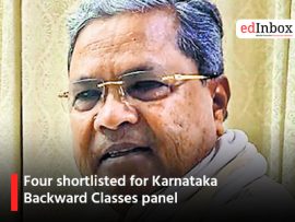 Four shortlisted for Karnataka Backward Classes panel