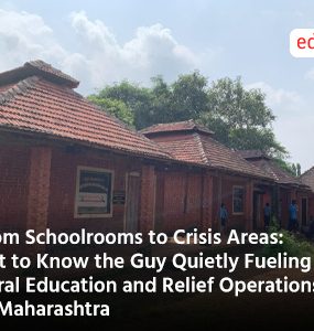 From Schoolrooms to Crisis Areas: Get to Know the Guy Quietly Fueling Rural Education and Relief Operations in Maharashtra