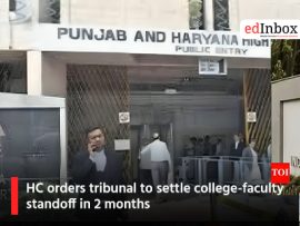 HC orders tribunal to settle college-faculty standoff in 2 months