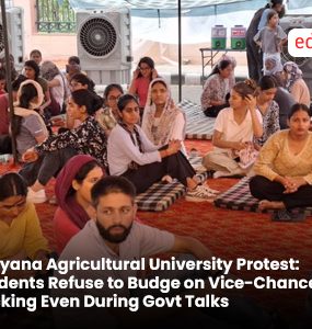 Haryana Agricultural University Protest: Students Refuse to Budge on Vice-Chancellor's Sacking Even During Govt Talks