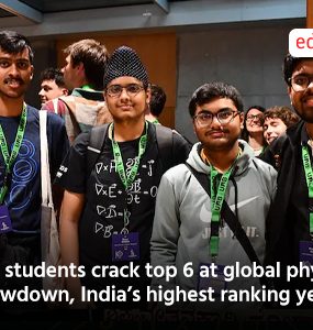 IISc students crack top 6 at global physics showdown, India’s highest ranking yet