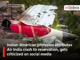Indian-American professor attributes Air India crash to reservation, gets criticized on social media