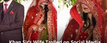 Khan Sir's Wife Trolled on Social Media for Ghoonghat at Luxurious Patna Reception.