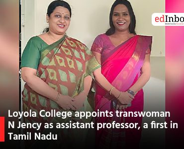Loyola College appoints transwoman N Jency as assistant professor, a first in Tamil Nadu