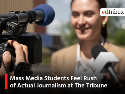 Mass Media Students Feel Rush of Actual Journalism at The Tribune