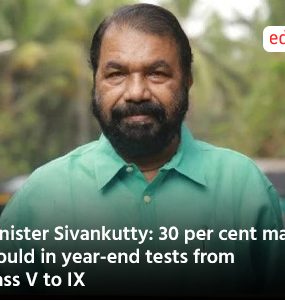 Minister Sivankutty: 30 per cent marks should in year-end tests from Class V to IX