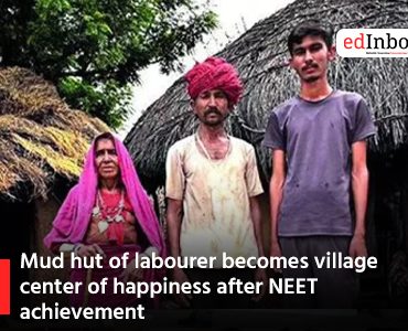 Mud hut of labourer becomes village center of happiness after NEET achievement