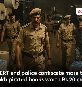 NCERT and police confiscate more than 5 lakh pirated books worth Rs 20 crores