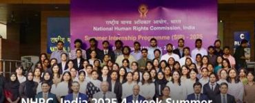 NHRC, India 2025 4-week Summer Internship Programme of university students starts in New Delhi