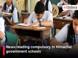 News reading compulsory in Himachal government schools