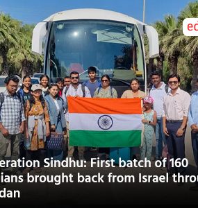 Operation Sindhu: First batch of 160 Indians brought back from Israel through Jordan