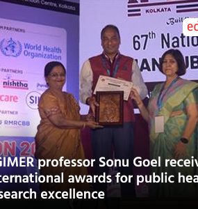 PGIMER professor Sonu Goel receives international awards for public health research excellence