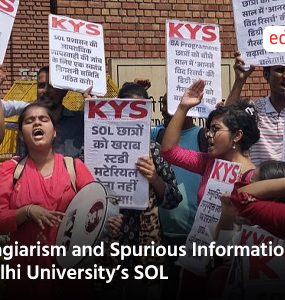 Plagiarism and Spurious Information in Delhi University’s SOL
