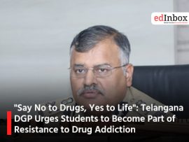 Say No to Drugs, Yes to Life": Telangana DGP Urges Students to Become Part of Resistance to Drug Addiction