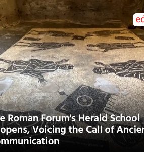 The Roman Forum's Herald School Reopens, Voicing the Call of Ancient Communication