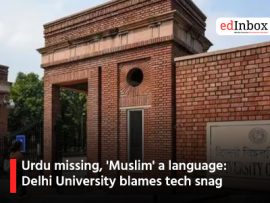 Urdu missing, 'Muslim' a language: Delhi University blames tech snag