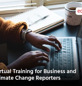 Virtual Training for Business and Climate Change Reporters