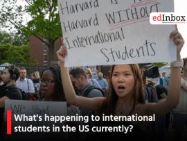 What's happening to international students in the US currently?