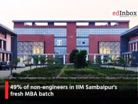 49% of non-engineers in IIM Sambalpur's fresh MBA batch