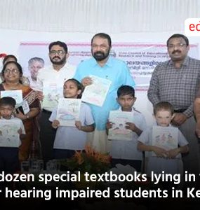 A dozen special textbooks lying in wait for hearing impaired students in Kerala