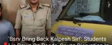 'Bsrv Bring Back Kalpesh Sir!': Students Lie Down On Roads, Cause Disruption In Traffic Due To Principal's Transfer In Surat