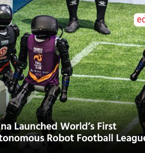 China Launched World’s First Autonomous Robot Football League