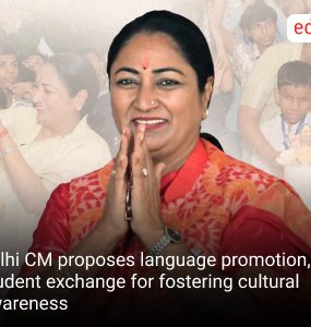 Delhi CM proposes language promotion, student exchange for fostering cultural awareness
