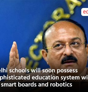 Delhi schools will soon possess sophisticated education system with AI smart boards and robotics