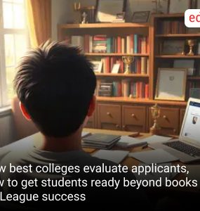 How best colleges evaluate applicants, how to get students ready beyond books for Ivy League success