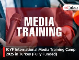 ICYF International Media Training Camp 2025 in Turkey (Fully Funded)