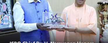 ISRO Chief Dr. V. Narayanan Honors UP CM Yogi Adityanath, Seeks Space Education Collaboration