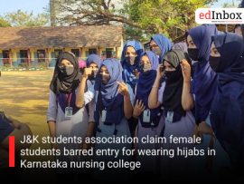 J&K students association claim female students barred entry for wearing hijabs in Karnataka nursing college