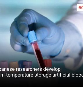 Japanese researchers develop room-temperature storage artificial blood