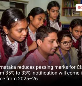 Karnataka reduces passing marks for Class 10 from 35% to 33%, notification will come into force from 2025–26