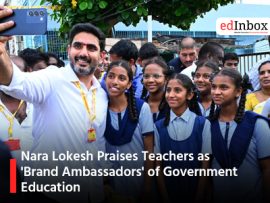 Nara Lokesh Praises Teachers as 'Brand Ambassadors' of Government Education