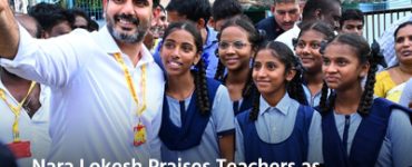 Nara Lokesh Praises Teachers as 'Brand Ambassadors' of Government Education