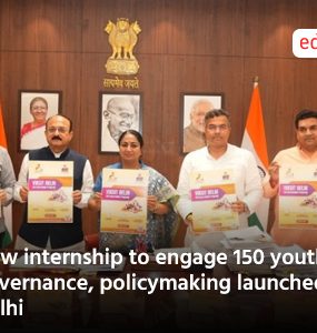 New internship to engage 150 youth in governance, policymaking launched in Delhi