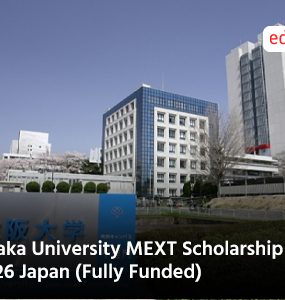 Osaka University MEXT Scholarship 2026 Japan (Fully Funded)