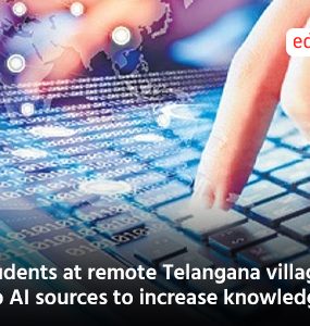 Students at remote Telangana village tap AI sources to increase knowledge