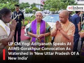 UP CM Yogi Adityanath Speaks At AIIMS-Gorakhpur Convocation As Watershed In 'New Uttar Pradesh Of A New India'