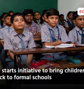 UP starts initiative to bring children back to formal schools