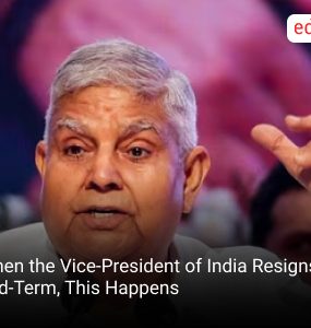 When the Vice-President of India Resigns Mid-Term, This Happens