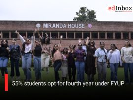 55% students opt for fourth year under FYUP