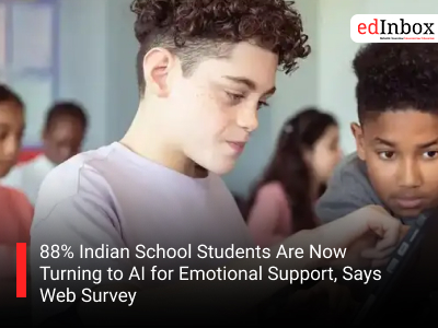 88% Indian School Students Are Now Turning to AI for Emotional Support, Says Web Survey