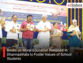 Books on Moral Education Released in Dharmasthala to Foster Values of School Students